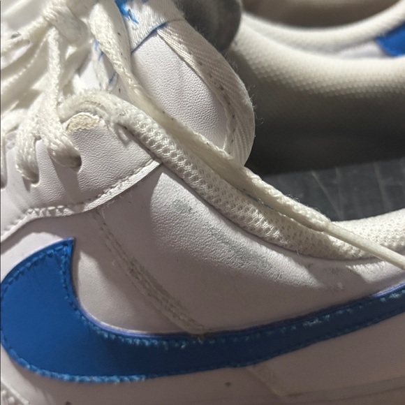 Nike Men’s Air Force 1 White Photo Blue Low sz 12 - Picture 7 of 9